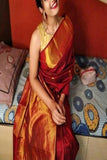 AdmiraBle Orange Color Silk Saree