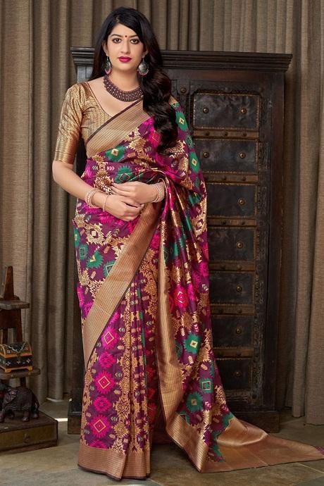 15 Beautiful Designs of Multi Colour Sarees for Bright Look | Silk sarees  with price, Saree styles, Checks saree