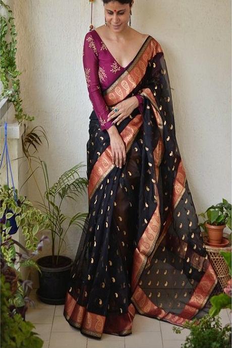 Buy Sugathari Flared Saree Shapewear - Black Skin at Rs.2499 online |  Shapewear online