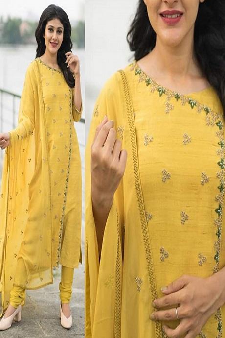 50 Latest Yellow Salwar Suit Designs for Weddings and Festivals (2022) -  Tips and Beauty | Salwar suit designs, Latest salwar suit designs, Suit  designs