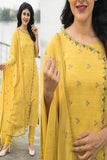 Designer Yellow Color Salwar Party Wear Suit TDS2574