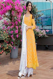 Eye Watering Yellow Color Regular Wear Suit with Nazneen Dupatta TDS2402