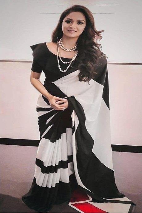 12113 new collection of printed pure satin saree Heavy Japan satin - Reewaz  International | Wholesaler & Exporter of indian ethnic wear catalogs.