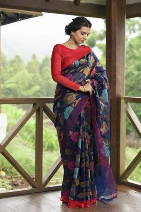 Buy Maroon Sarees for Women by SERONA FABRICS Online | Ajio.com