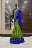 Arty Green Shaded Soft Silk Badhani Saree