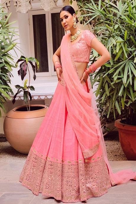 Ready to Wear Pink Designer Lehenga Choli for Women or Girls Indian Wedding  Party Wear Custom Size Lehenga Set - Etsy