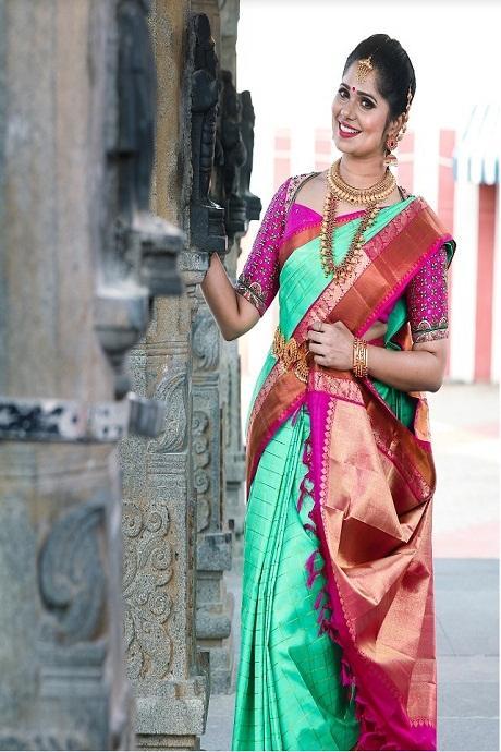 Beautiful multicolor leriya print saree at affordable rate – Joshindia