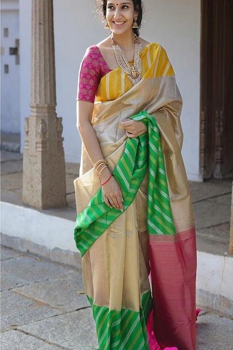 Weaving Work Printed Pure Soft Silk Sarees, 5.5 m (separate blouse piece)  at Rs 1845/piece in Surat