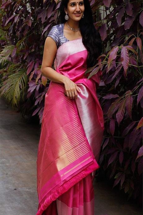 Printed Pink Western Georgette Print One Piece Dress In Saree Style at Rs  750/piece in Greater Noida