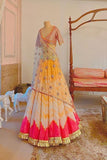 Blissful Light Orange  Colored Designer Party Wear Lehenga Choli TDS2933