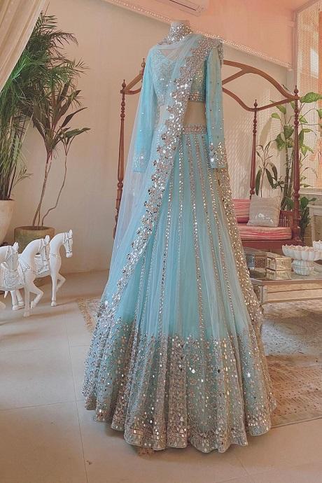 Buy Sumshy Beautiful Zari Satin Silk Lehenga Choli for Girls Online 2023 -  Eclothing