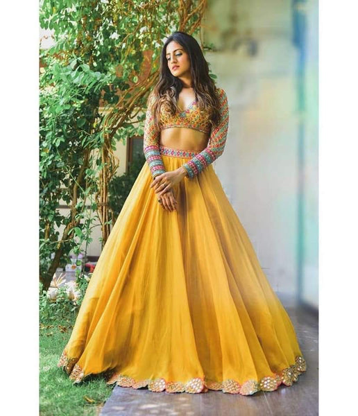 Turmeric Yellow Lehenga Set. – Shyam Narayan Prasad