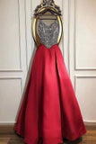 Buy Party Wear Amazing Red Soft Satin Silk Gown For Party