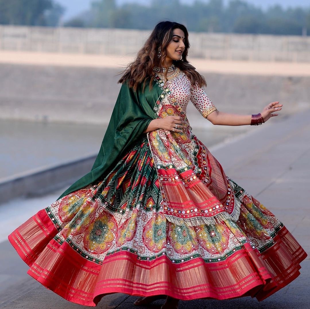Fancy Embroidered Lehenga for girls at Rs.0/Piece in surat offer by Bindiya  Prints Pvt Ltd