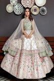 Beatific White Colored Soft Art Silk Lehenga Choli TDS4730