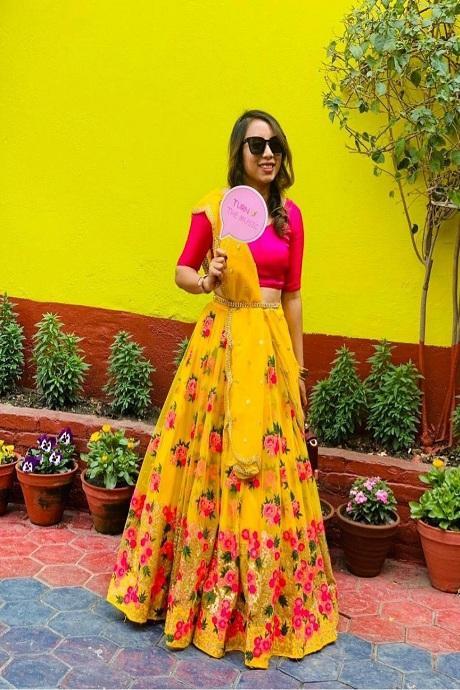 Pink Satin Jacket style Grand Bridal Lehenga Choli – Boutique4India