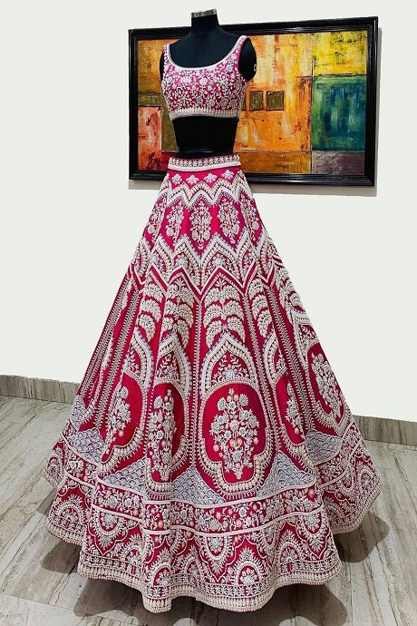 Popular Engagement Heavy Net Embroidered Designer Lehenga Choli, Engagement  Heavy Net Embroidered Designer Lehengas and Engagement Heavy Net  Embroidered Ghagra Chaniya Cholis online shopping | Page 3