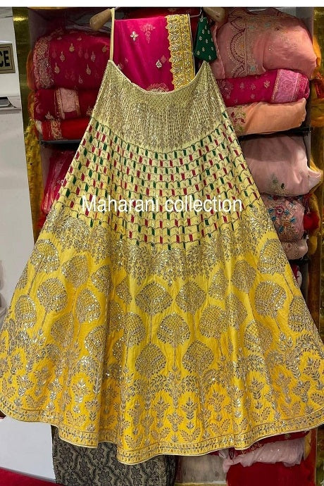 Adda Silk & Chenni Semi-Stitched Designer Bridal Lehenga at Rs 2999 in Surat