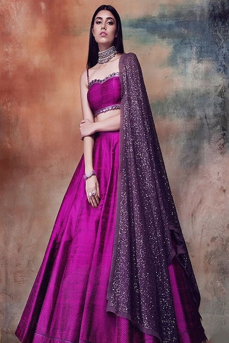 Purple Lehengas - Buy Purple Lehengas Online Starting at Just ₹305 | Meesho