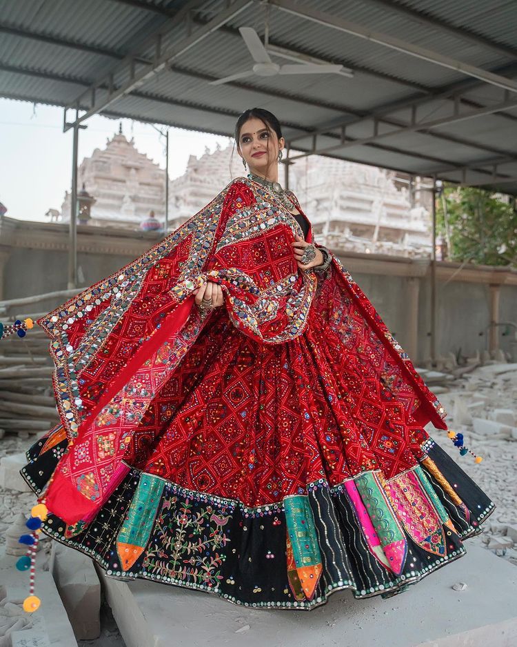 Shri Balaji Beautiful Design Heavy Work Velvet Jarkan Lehenga With 4 Meter  Flare Wedding Party Wear at Rs 18800 | Dwarka | Surat | ID: 2848944656130