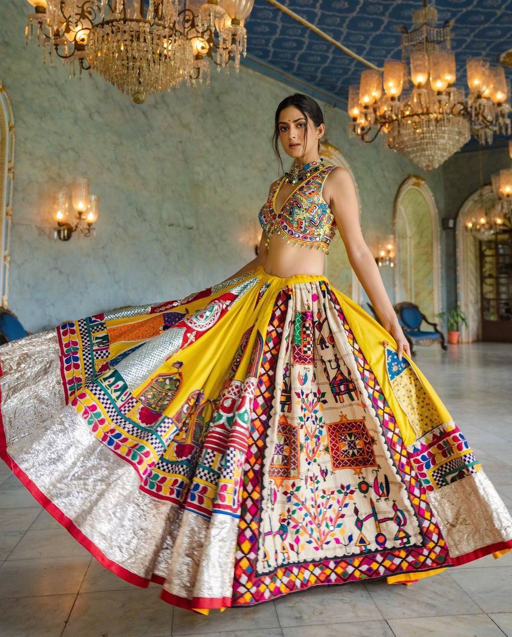 Traditional Pure Banarasi Silk Designer Lehenga Choli Online USA UK – Sunasa