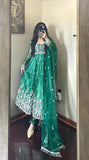 Amazing  Designer Fully Embroidered Georgette Gown Collection