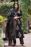 Black Hand Work Designer Salwar Suit For Women