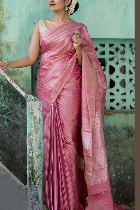 Shop Magenta Color Silk Saree Online : 194154 -