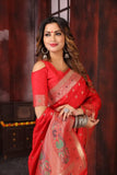 Bollywood Sarees Sizzling Looking Pink Colored Dola Silk Saree