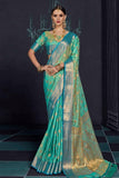 Amazing Green Color Soft Silk Designer soft pure cotton sarees