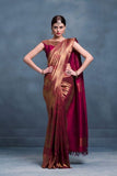 Evergreen Maroon Color Designer Silk Saree pure Cotton Sarees