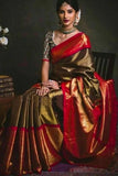 Eventual Maroon Color Designer Silk Saree Style