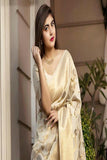 Extraordinary Cream Color Soft Silk Saree Online Collection