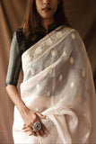 Epitome White Color Soft Silk  latest sarees with price