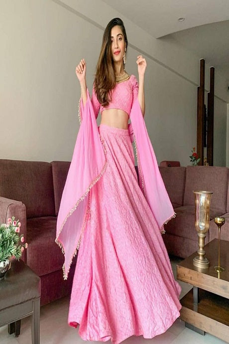Red Peplum Lehenga Choli Wedding Wear Lengha Chunri Indian Saree Sari Long  Dress | eBay