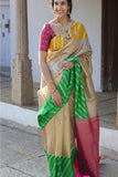 Impressive Multi Colored Designer  Soft Silk Saree