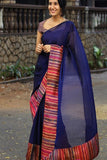 Amiable Blue Soft Banarasi Silk Saree For Wedding Function