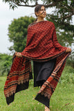 Ajrakh Handblock Printed Modal Dupatta