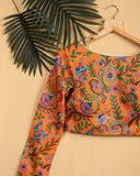 Printed Chnaderi Blouse