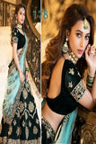 Admirable Designer Green Colour Silk Lengha Choli TDS2868