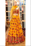 Traditional Party-Wear Yellow Colour Designer Online Lehenga Choli TDS5092
