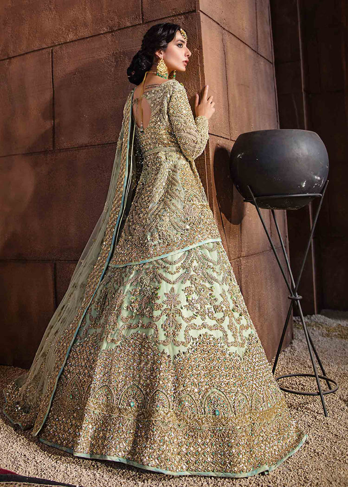 CC3712 Multi color sequins work lehenga | Lehenga, Bridesmaid lehenga,  Dress measurements