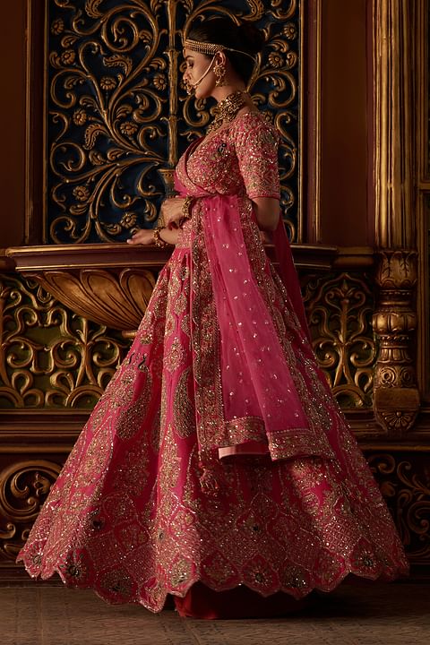 Fuchsia shop bridal lehenga