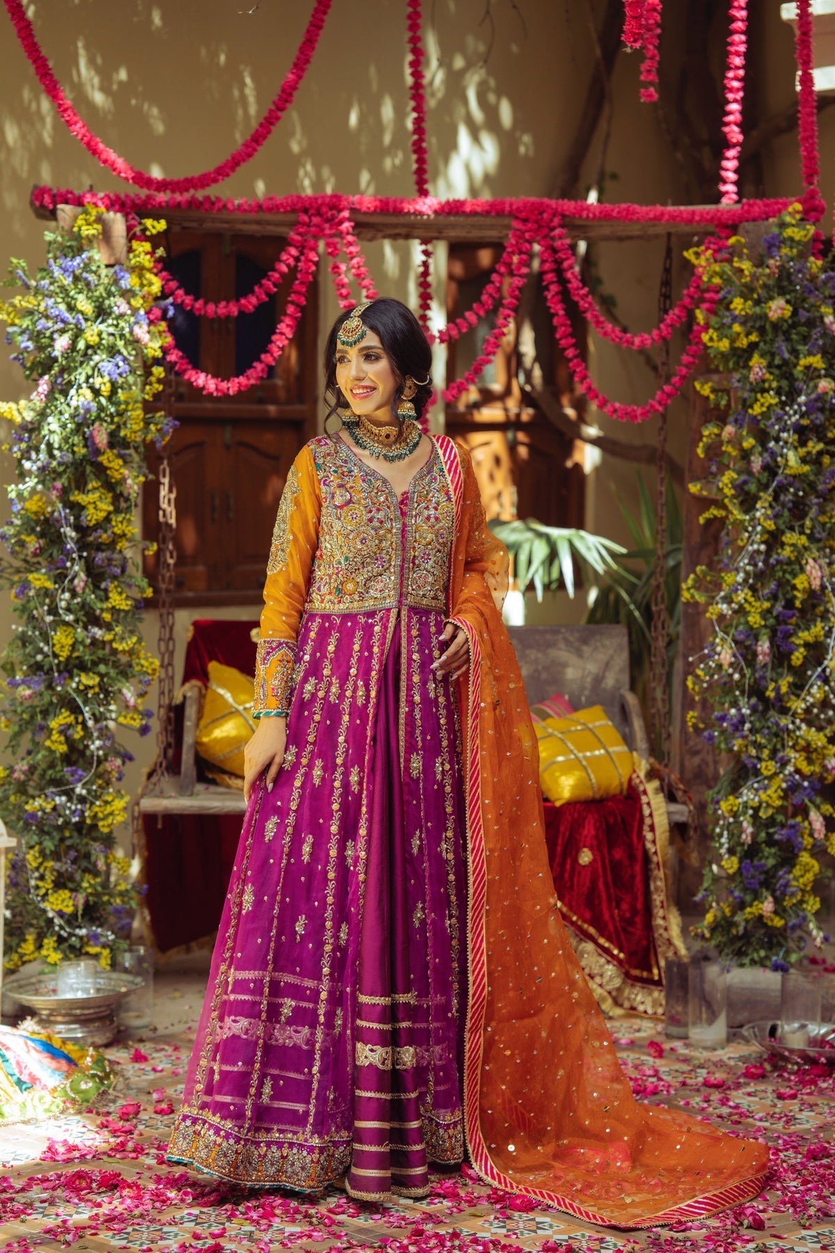 Bridal Jamawar Lehnga with Hand Embellished | Aisha Imran (Stitched) –  PEHNAWA