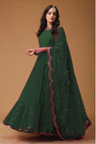 Green Color Fast Trends  Lowest Price Gown