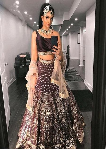 Buy Zinariay Fab Solid Semi Stitched Ruffled Lehenga Choli (Black) Online  at Best Prices in India - JioMart.