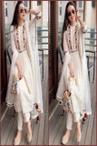 Designer White Color Designer Party Wear Lattest Design For Salwar Kameez TDS3794