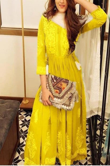 Buy Aarika Girls Yellow-Navy Blue Color Kurti Palazzo Online at Best Prices  in India - JioMart.