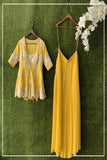 Yellow color  online dress set TDS3007