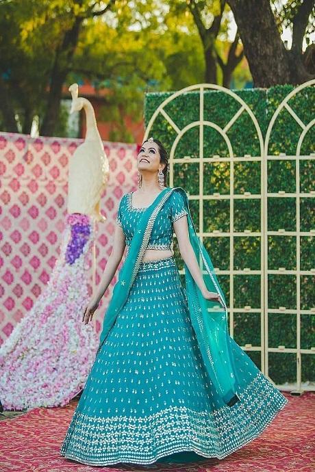 Blue Lehenga Choli - Buy Designer Lehenga Choli